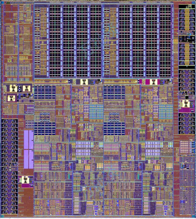 Intel Clarkdale (8.33×9.30 mm)
